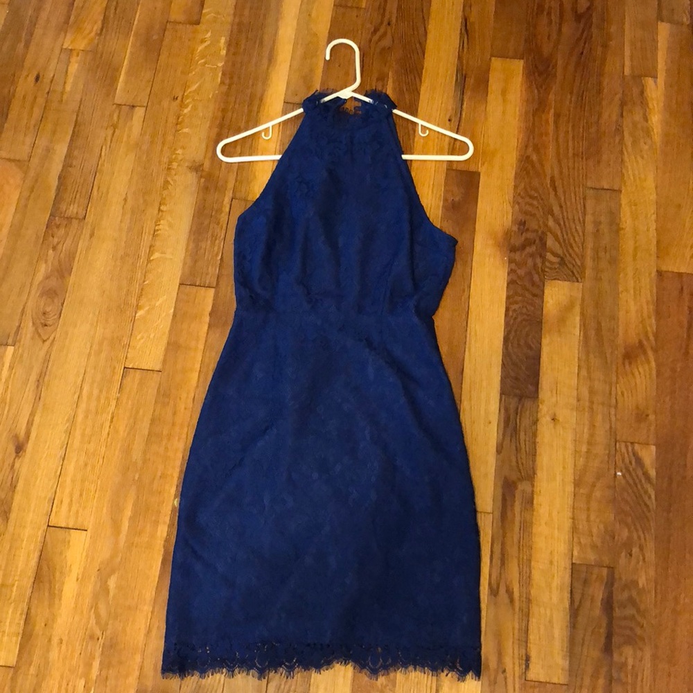 NWT bb Dakota blue lace dress